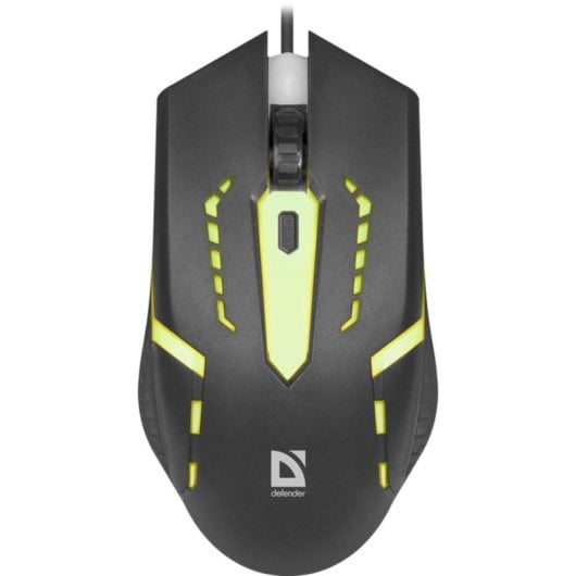 Mouse Defender FLASH MB-600L USB 1200DPI Nero Ambidestro Illuminazione RGB