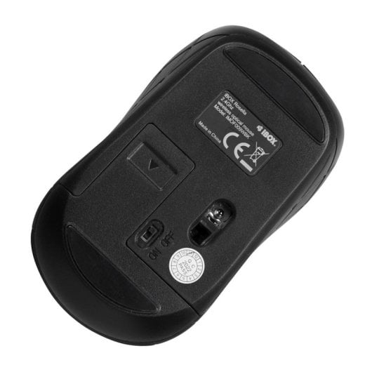 Maus iBox Rosella RF Wireless 1600 DPI Schwarz Ambidextrous Batteriebetrieb