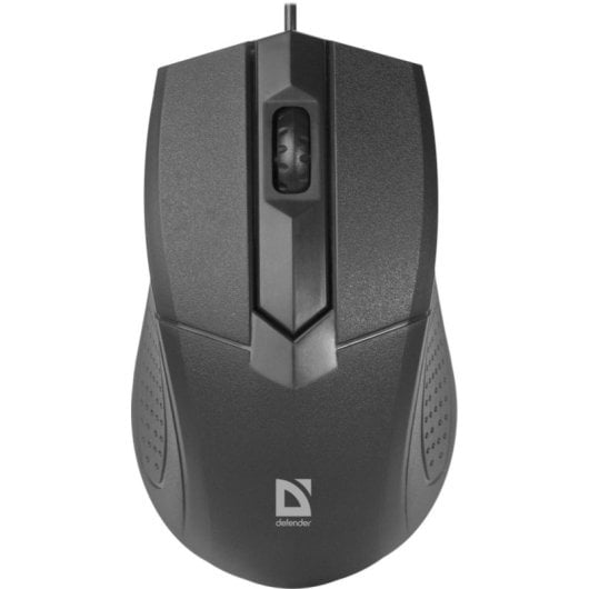 Mouse Defender Optimum MB-270 USB 1000 DPI Nero Ergonomico per Destra