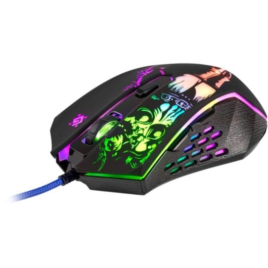 Mouse Defender SIN'SISTER GM-933 USB 7200 DPI Nero RGB 6 Pulsanti Gaming Ergonomico