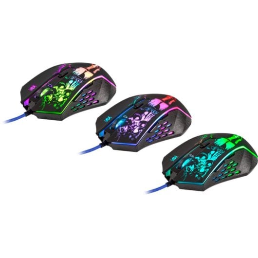 Mouse Defender SIN'SISTER GM-933 USB 7200 DPI Nero RGB 6 Pulsanti Gaming Ergonomico