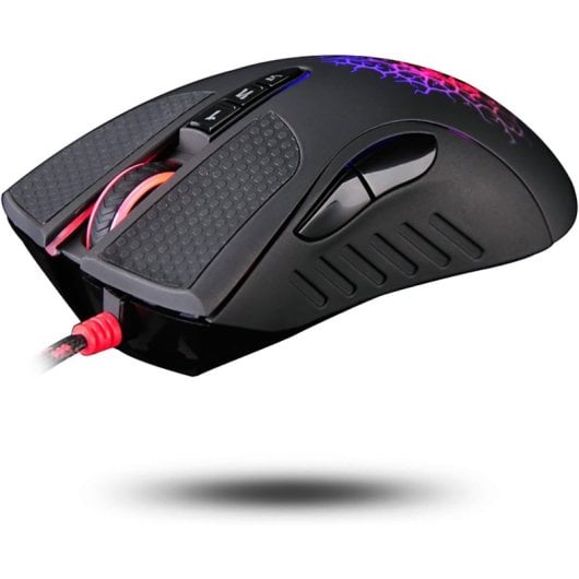 Ratón A4Tech BLOODY A90 USB 6200DPI Preto Vermelho Iluminação 8 Botões