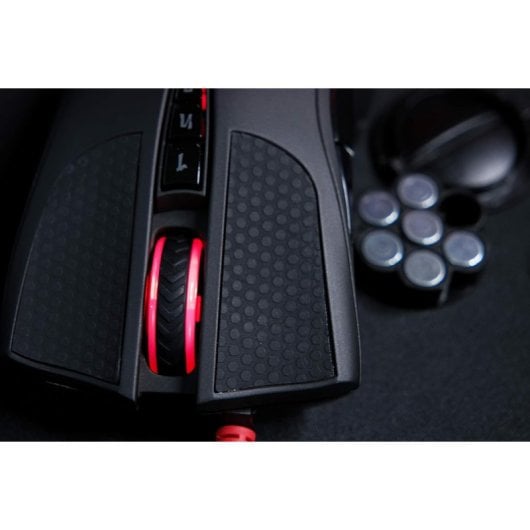 Ratón A4Tech BLOODY A90 USB 6200DPI Preto Vermelho Iluminação 8 Botões