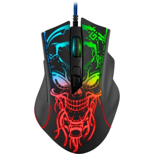 Mouse Defender BULLETSTORM GM-928 USB 7200 DPI Nero RGB 7 Tasti Gaming