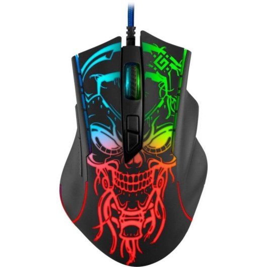 Rato Defender BULLETSTORM GM-928 USB 7200 DPI Preto RGB 7 Botões