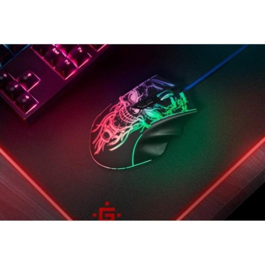 Rato Defender BULLETSTORM GM-928 USB 7200 DPI Preto RGB 7 Botões