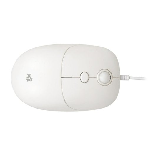 Souris iBox Seagull USB Type-A 2400 DPI Blanc Ambidextre Filaire