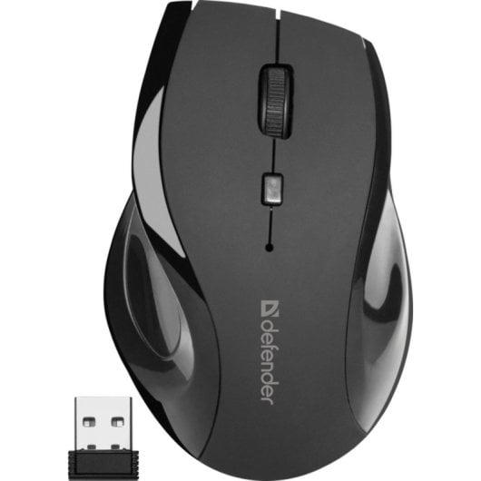 Ratón Defender ACCURA MM-295 Wireless 1600 DPI Nero Ergonomico 6 Tasti