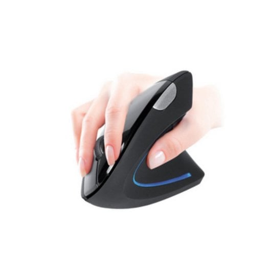 Maus Tracer Flipper Wireless Optisch 1600DPI Schwarz 6 Tasten Nano-Receiver
