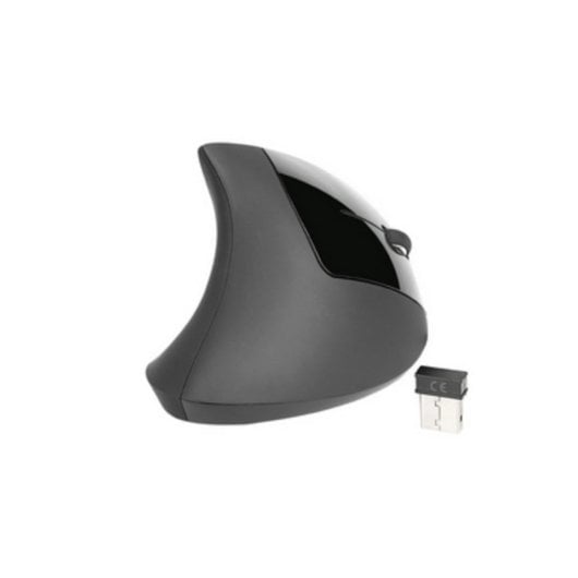 Maus Tracer Flipper Wireless Optisch 1600DPI Schwarz 6 Tasten Nano-Receiver