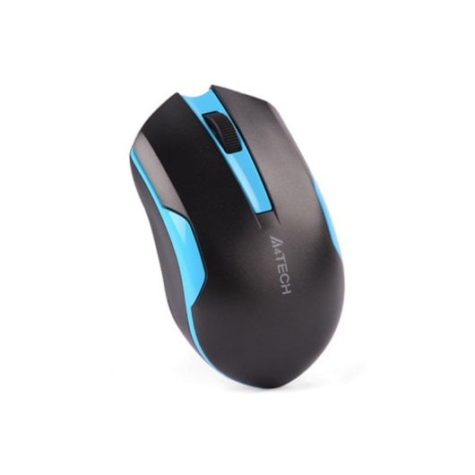 Maus A4Tech G3-200N RF Wireless 1000 DPI Schwarz Blau Ambidextrous Nano-Empfänger