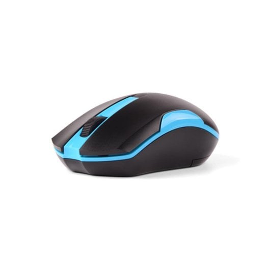 Maus A4Tech G3-200N RF Wireless 1000 DPI Schwarz Blau Ambidextrous Nano-Empfänger