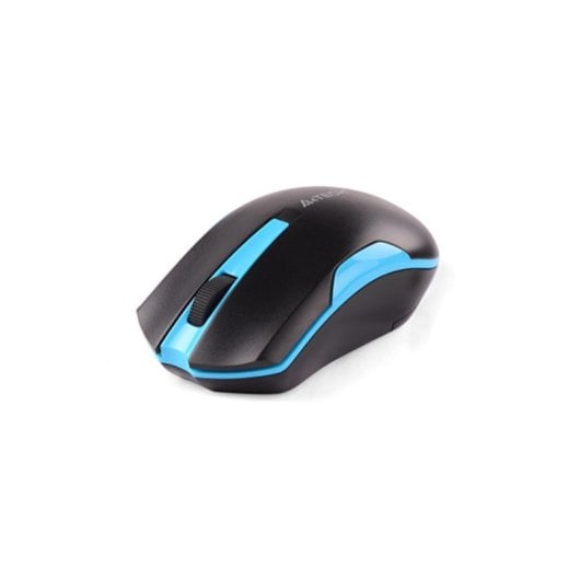Maus A4Tech G3-200N RF Wireless 1000 DPI Schwarz Blau Ambidextrous Nano-Empfänger