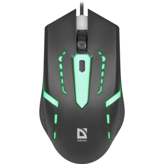 Mouse Defender HIT MB-601 USB 1200DPI Nero RGB Ambidestro Gaming