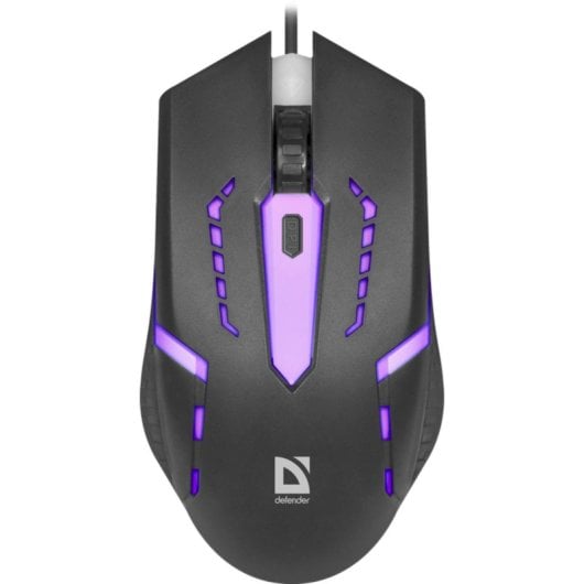 Mouse Defender HIT MB-601 USB 1200DPI Nero RGB Ambidestro Gaming