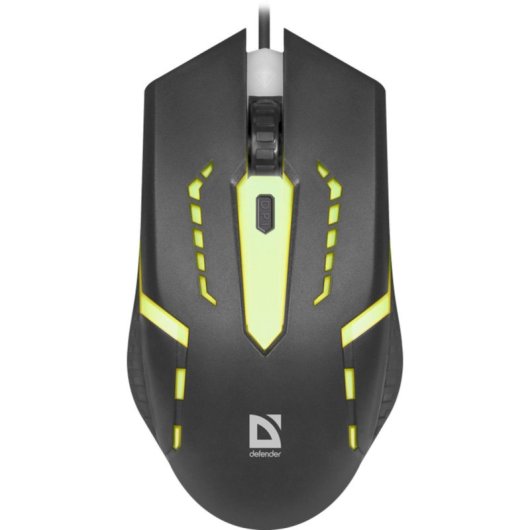 Mouse Defender HIT MB-601 USB 1200DPI Nero RGB Ambidestro Gaming