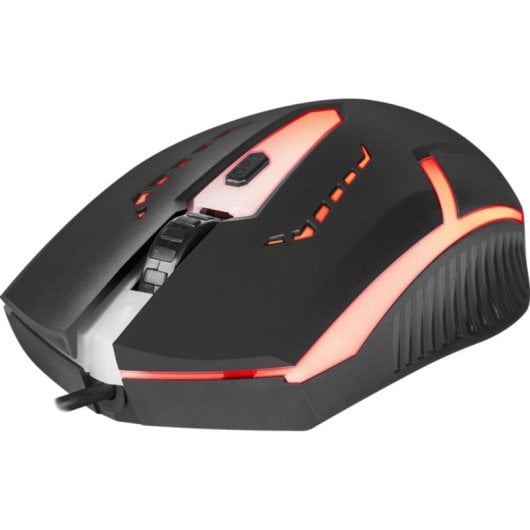 Mouse Defender HIT MB-601 USB 1200DPI Nero RGB Ambidestro Gaming