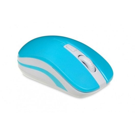 Souris iBox LORIINI sans fil RF 1600DPI Bleu Blanc Ambidextre Switch DPI