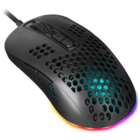 Mouse Defender SHEPARD GM-620L USB 12800 DPI Nero RGB 7 Tasti Gaming