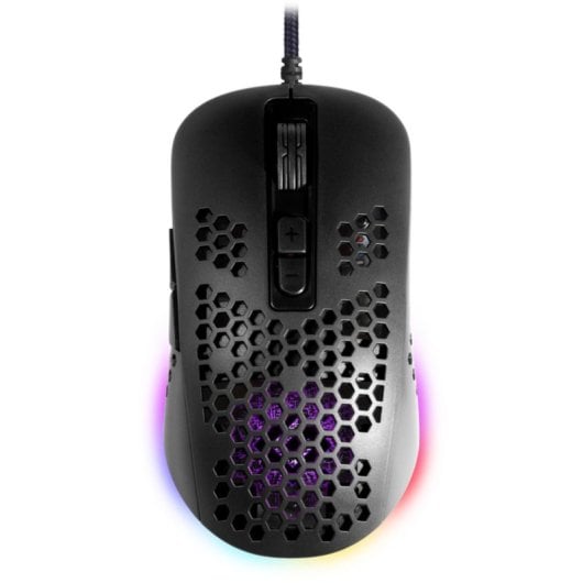 Mouse Defender SHEPARD GM-620L USB 12800 DPI Nero RGB 7 Tasti Gaming