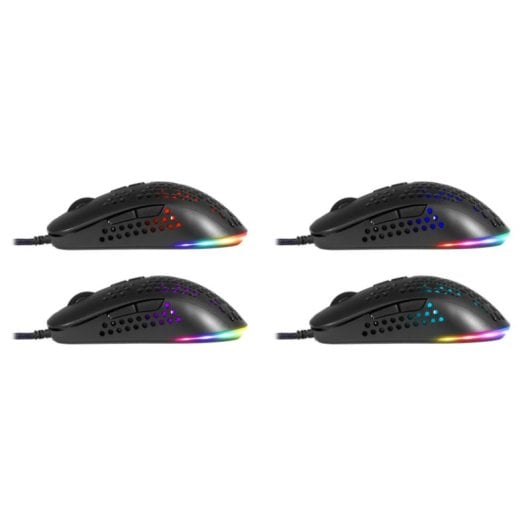 Mouse Defender SHEPARD GM-620L USB 12800 DPI Nero RGB 7 Tasti Gaming
