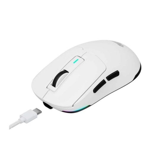 Mouse Havit MS969 WB Wireless Bluetooth USB Type-C 16000DPI Bianco Illuminazione