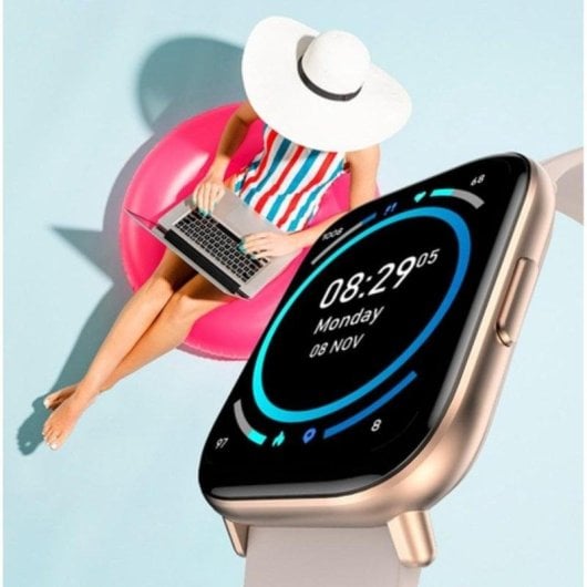 Oromed ORO-FIT PRO GT Bluetooth 1.78" AMOLED Rose Taille Unique Étanche IP68 SpO2 Pulsomètre