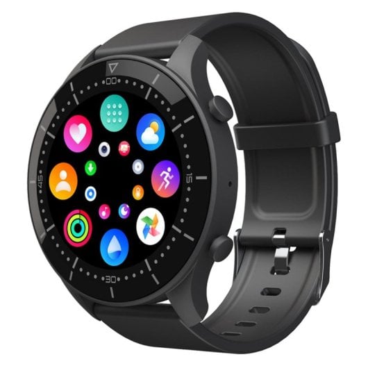 Media-Tech MT870 Bluetooth 51mm IPS Negro Pulsómetro SpO2 Monitor de Sueño Tensiómetro