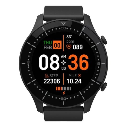 Media-Tech MT870 Bluetooth 51mm IPS Negro Pulsómetro SpO2 Monitor de Sueño Tensiómetro