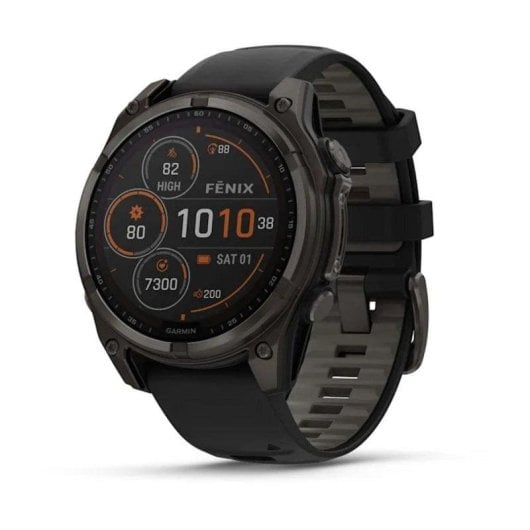 Garmin fenix 8 GPS WiFi 51mm Digital Titan Schwarz Einheitsgröße 10ATM SpO2 Pulsmesser
