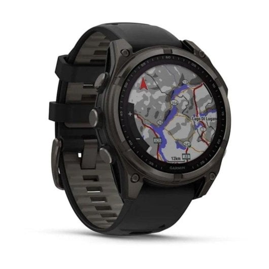 Garmin fenix 8 GPS WiFi 51mm Digital Titan Schwarz Einheitsgröße 10ATM SpO2 Pulsmesser