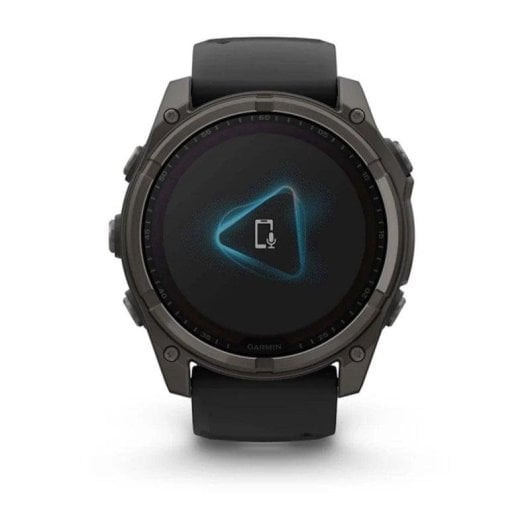 Garmin fenix 8 Bluetooth WiFi GPS 51mm Écran Digital Saphir Titane Noir Unique 10ATM SpO2 Pulsomètre Suivi Sommeil