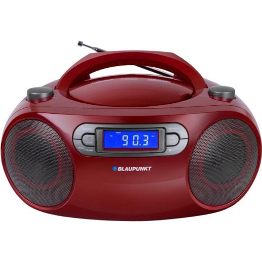 Reproductor CD portátil Blaupunkt BB18RD Rojo 4W FM USB MP3