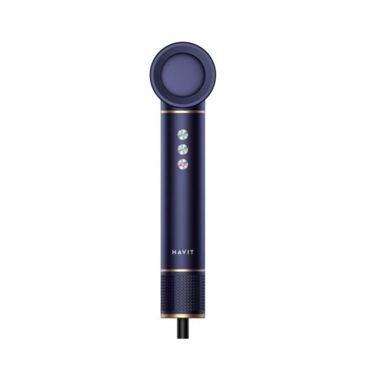 Sèche-cheveux Havit HD634-EU 1300W Bleu 110000 RPM Ionique Ergonomique