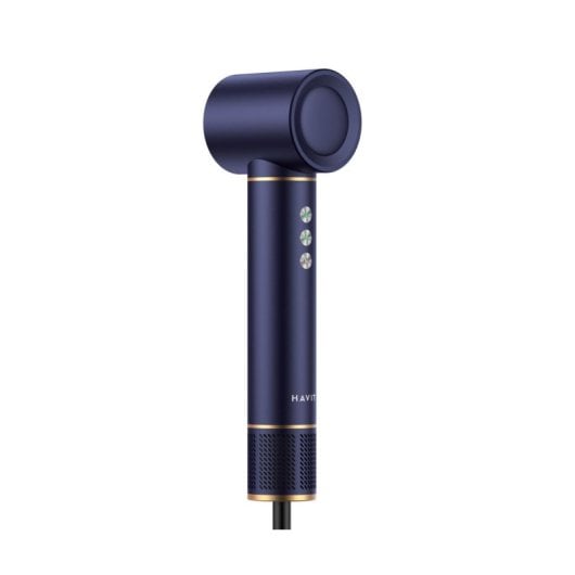 Sèche-cheveux Havit HD634-EU 1300W Bleu 110000 RPM Ionique Ergonomique
