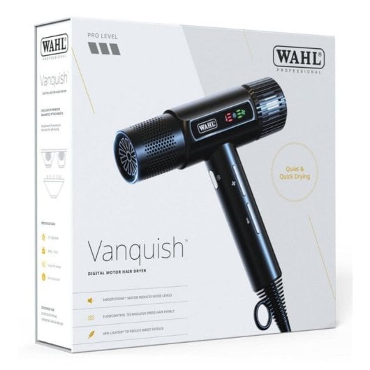 Secador Wahl Vanquish 101000 RPM 93 m3/h 1600W Cabo 3 m Preto