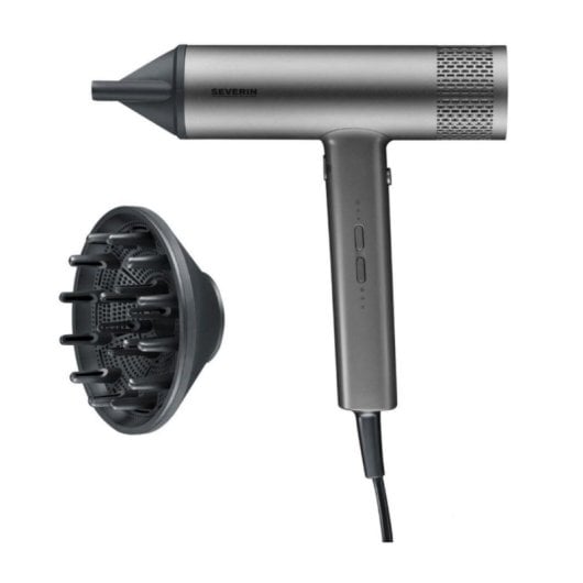 Secador Severin HT 0169 Antracita 2000W 3 Velocidades Iónico Profesional