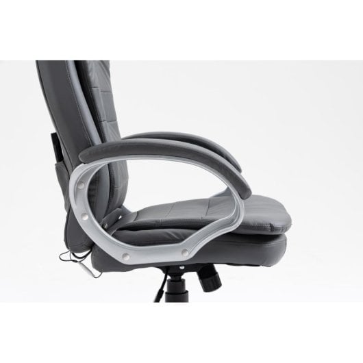 Silla de oficina Activejet YK7304 masaje 8 puntos calefacción gris
