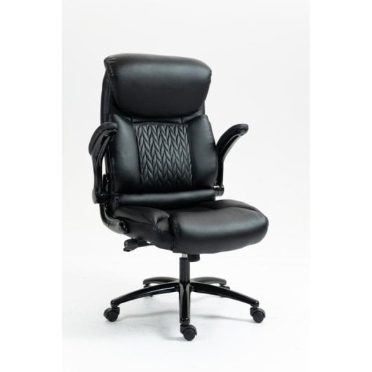 Silla Activejet YK7406-1 BK acolchada, reposabrazos y apoyo lumbar ergonómico