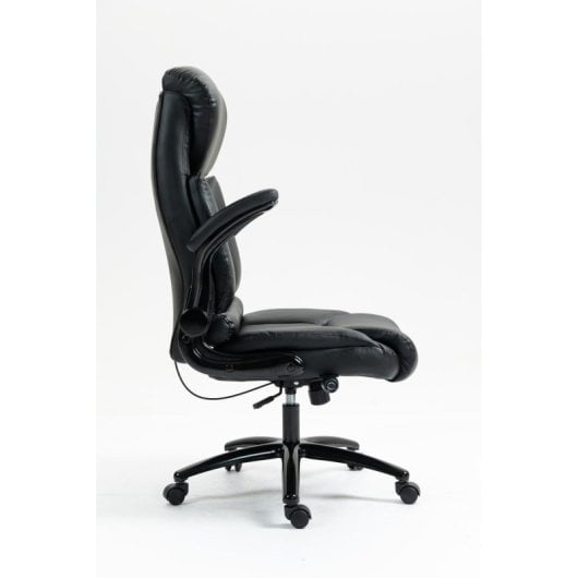 Silla Activejet YK7406-1 BK acolchada, reposabrazos y apoyo lumbar ergonómico