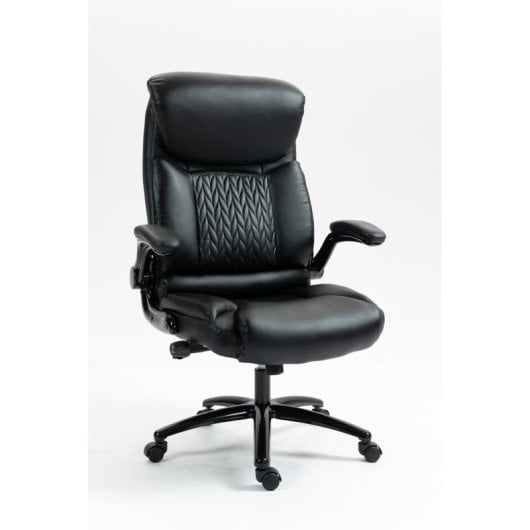Silla Activejet YK7406-1 BK acolchada, reposabrazos y apoyo lumbar ergonómico