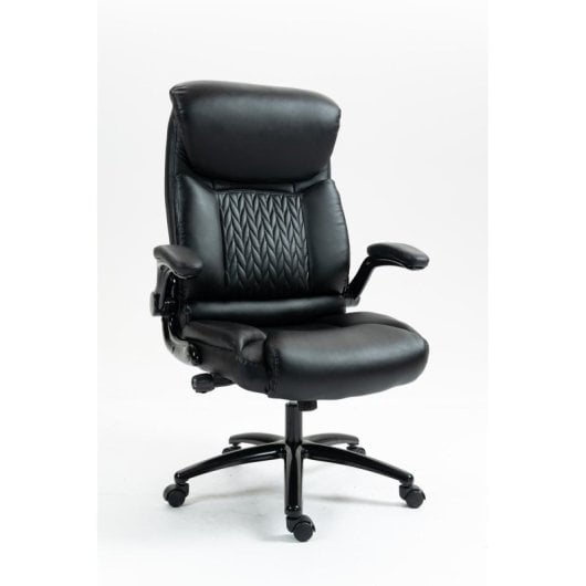 Silla Activejet YK7406-1 BK acolchada, reposabrazos y apoyo lumbar ergonómico