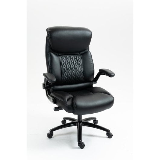 Silla Activejet YK7406-1 BK acolchada, reposabrazos y apoyo lumbar ergonómico
