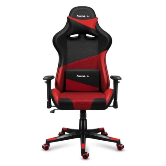 Silla gaming Huzaro Force 6.2 negra y roja respaldo ajustable 130kg