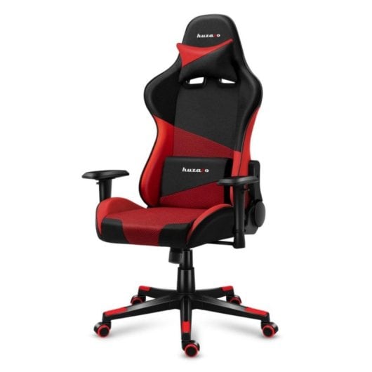 Silla gaming Huzaro Force 6.2 negra y roja respaldo ajustable 130kg