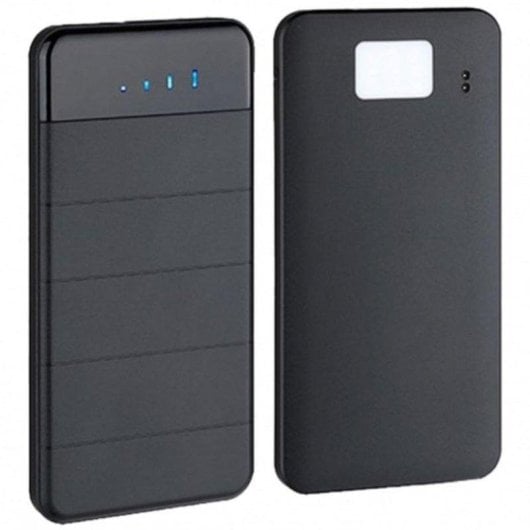 Station d'énergie PowerNeed ES8000B 6W 2 ports USB Batterie Li-polymère Chargeur solaire Lampe LED Indicateur capacité Résistante éclaboussures