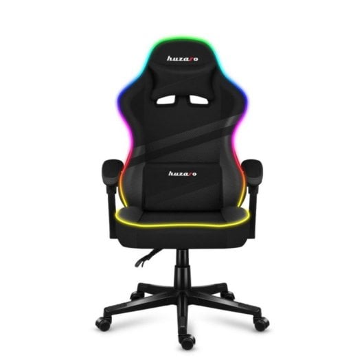 Silla gaming Huzaro FORCE 4.4 RGB reposabrazos ajustables 130 kg tela ergonómica