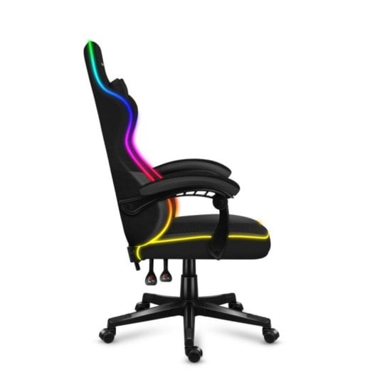 Silla gaming Huzaro FORCE 4.4 RGB reposabrazos ajustables 130 kg tela ergonómica