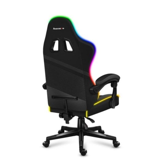 Silla gaming Huzaro FORCE 4.4 RGB reposabrazos ajustables 130 kg tela ergonómica
