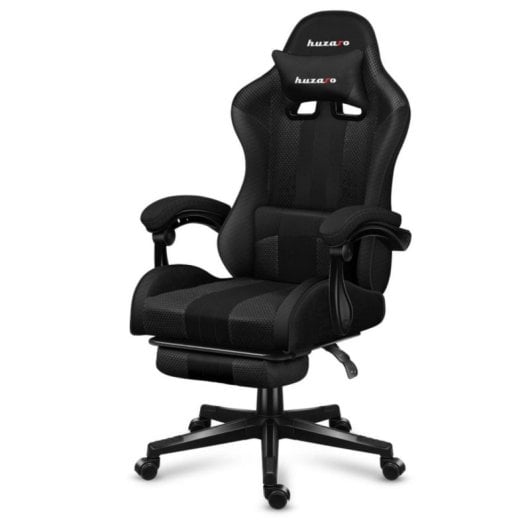 Silla gaming Huzaro FORCE 4.7 negra asiento butaca respaldo acolchado 140 kg